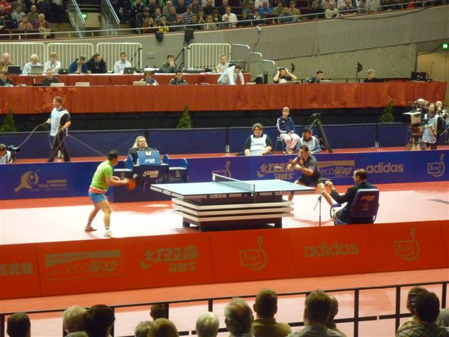 Timo Boll in Aktion