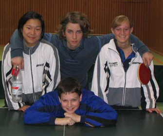 Kayan, Julian, Alex und Janis bei der Kreisrangliste 2004
