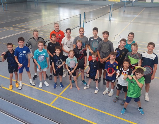 Jugendliche nach dem Racketlon